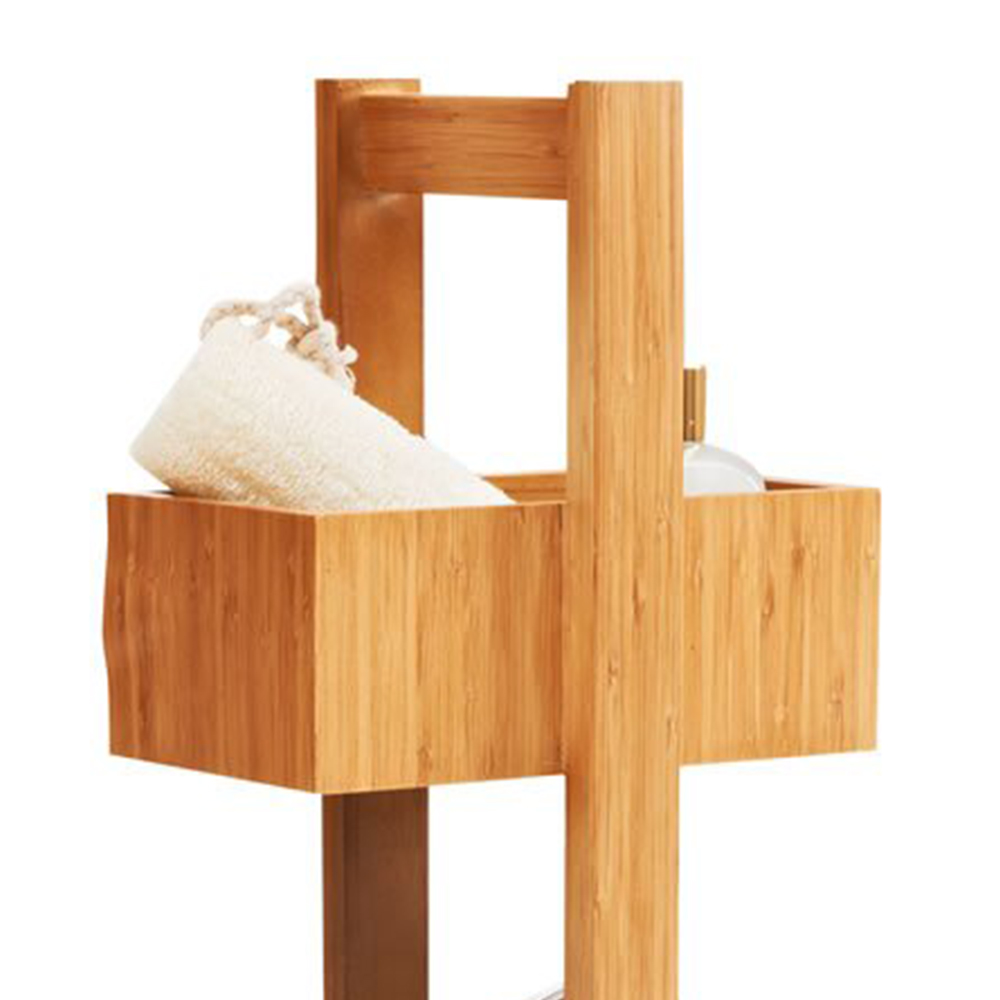 Wilko Bamboo Effect Free Standing Storage Unit Wilko