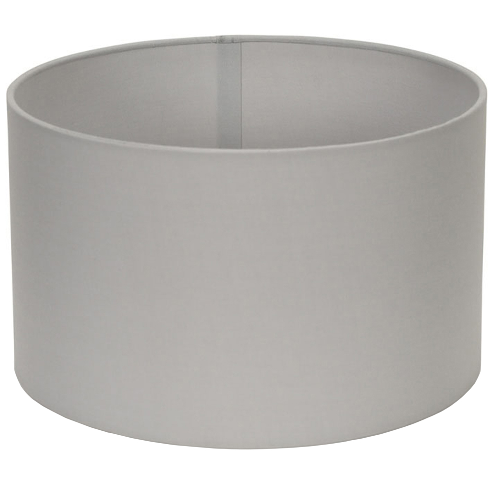 ValueLights Reni Grey Ceiling Drum Lamp Shade Small Image 1