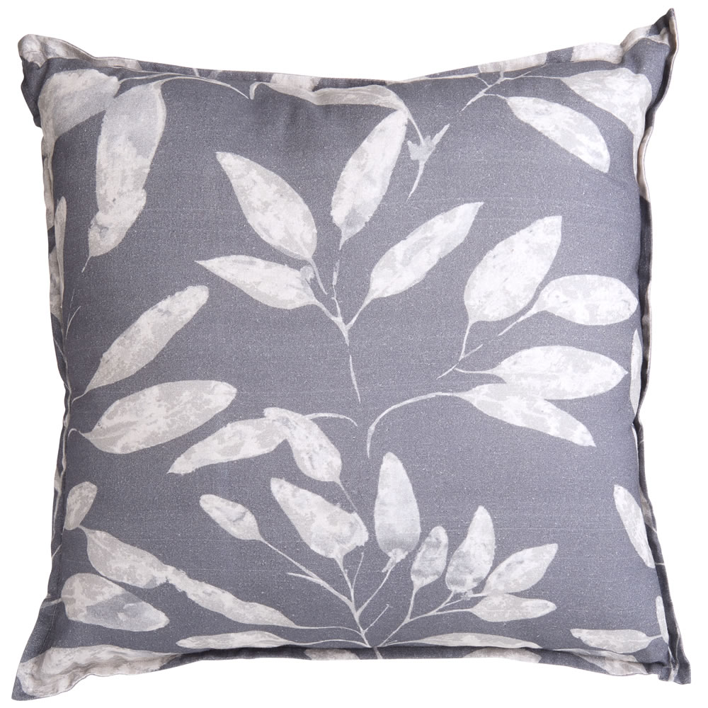Wilko Greylac Leaf Cushion 43 x 43cm Image 1