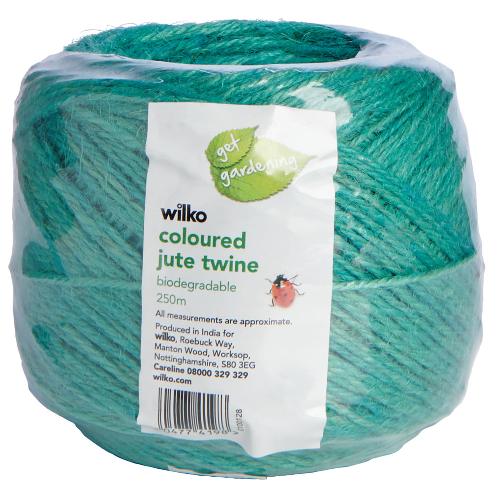 Wilko 250m Round Coloured Twine Ball Wilko