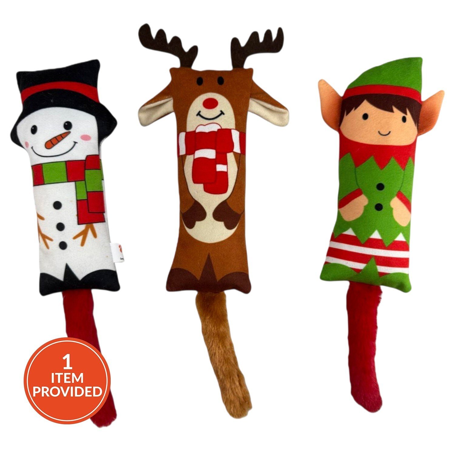 Festive Kicker Dog Toy Image 1