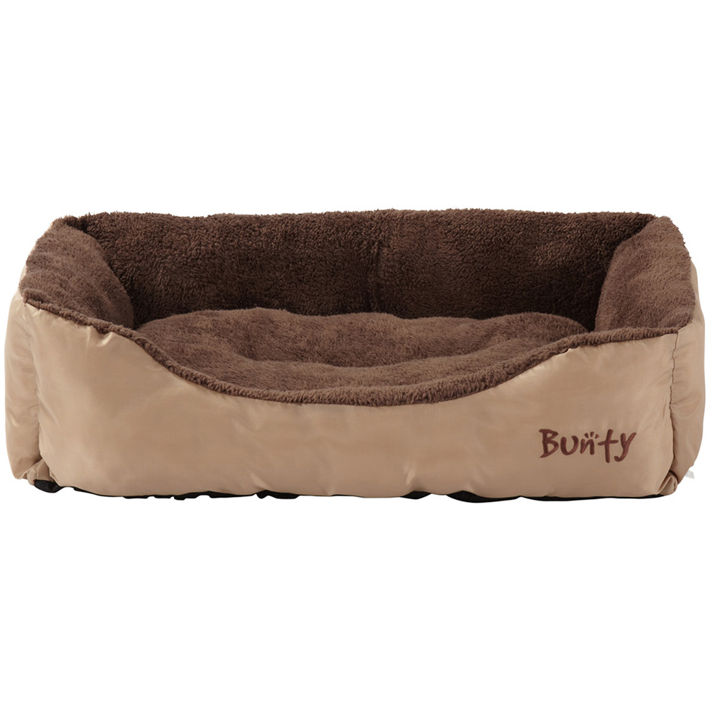 Bunty Deluxe Large Cream Soft Pet Basket Bed Image 4