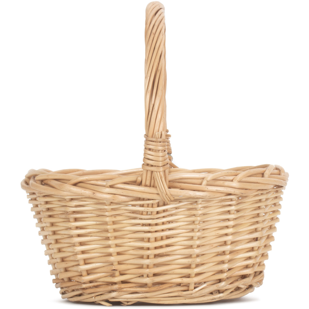 Red Hamper Mini Oval Shopping Basket Image 2