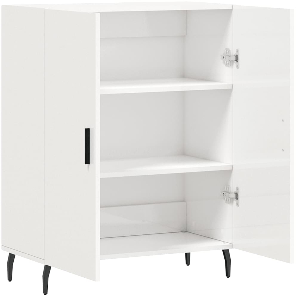 vidaXL White Engineered Wood Sideboard Image 5
