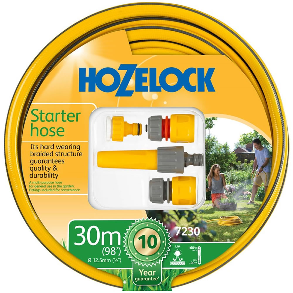 Hozelock Starter Hose Starter Set 30m Image 1