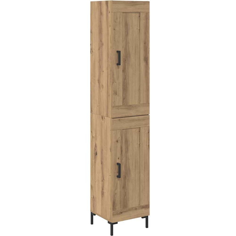 vidaXL 2 Door Artisan Oak Highboard Image 2