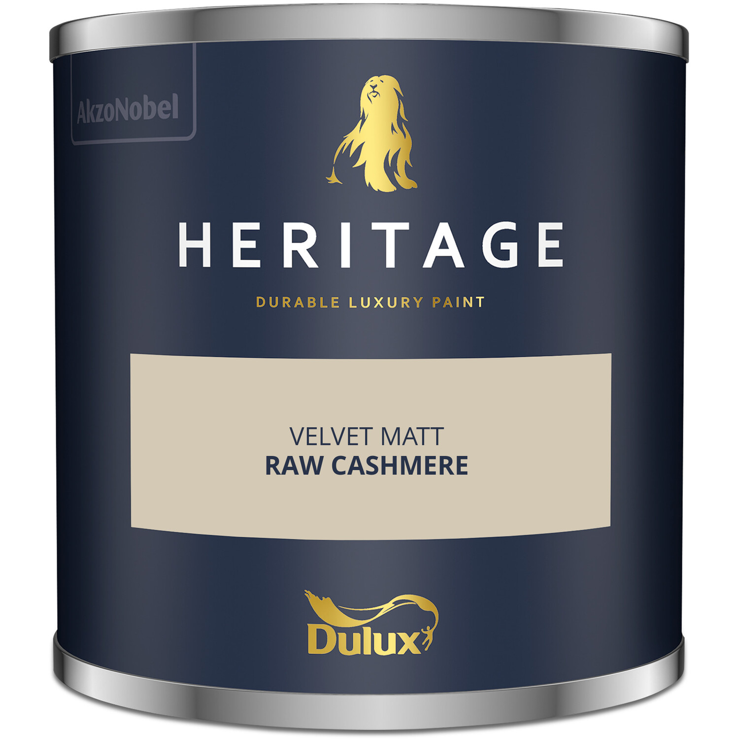 Dulux Heritage Walls and Ceilings Raw Cashmere Velvet Matt Emulsion Paint Tester Image 2