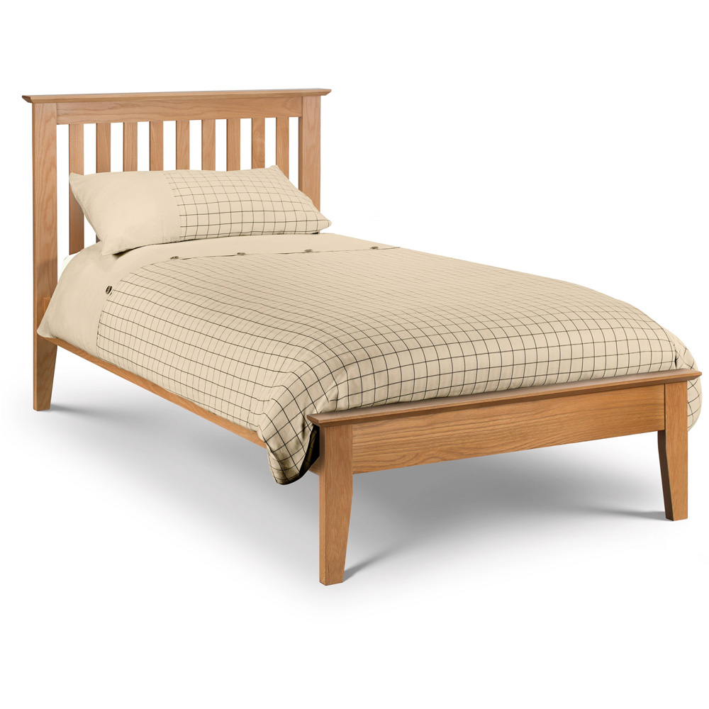 Julian Bowen Salerno Single Oak Shaker Bed Image 2
