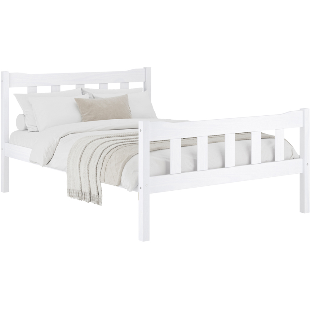 Havana Double White Bed Frame Image 3