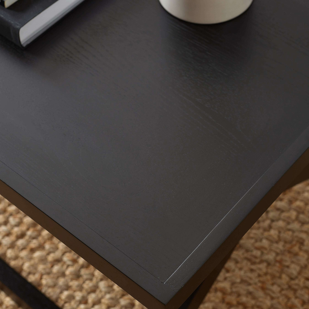 Julian Bowen Haddon Black Coffee Table Image 5