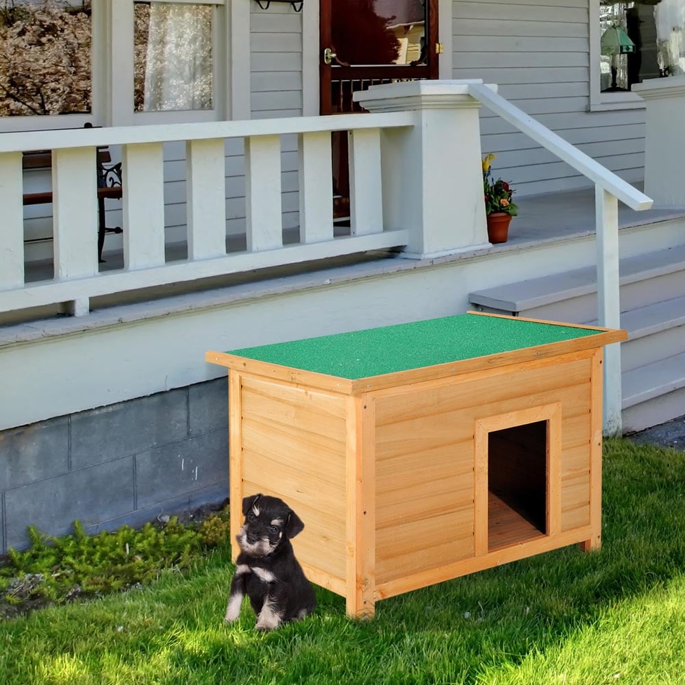 Wooden sales dog kennels
