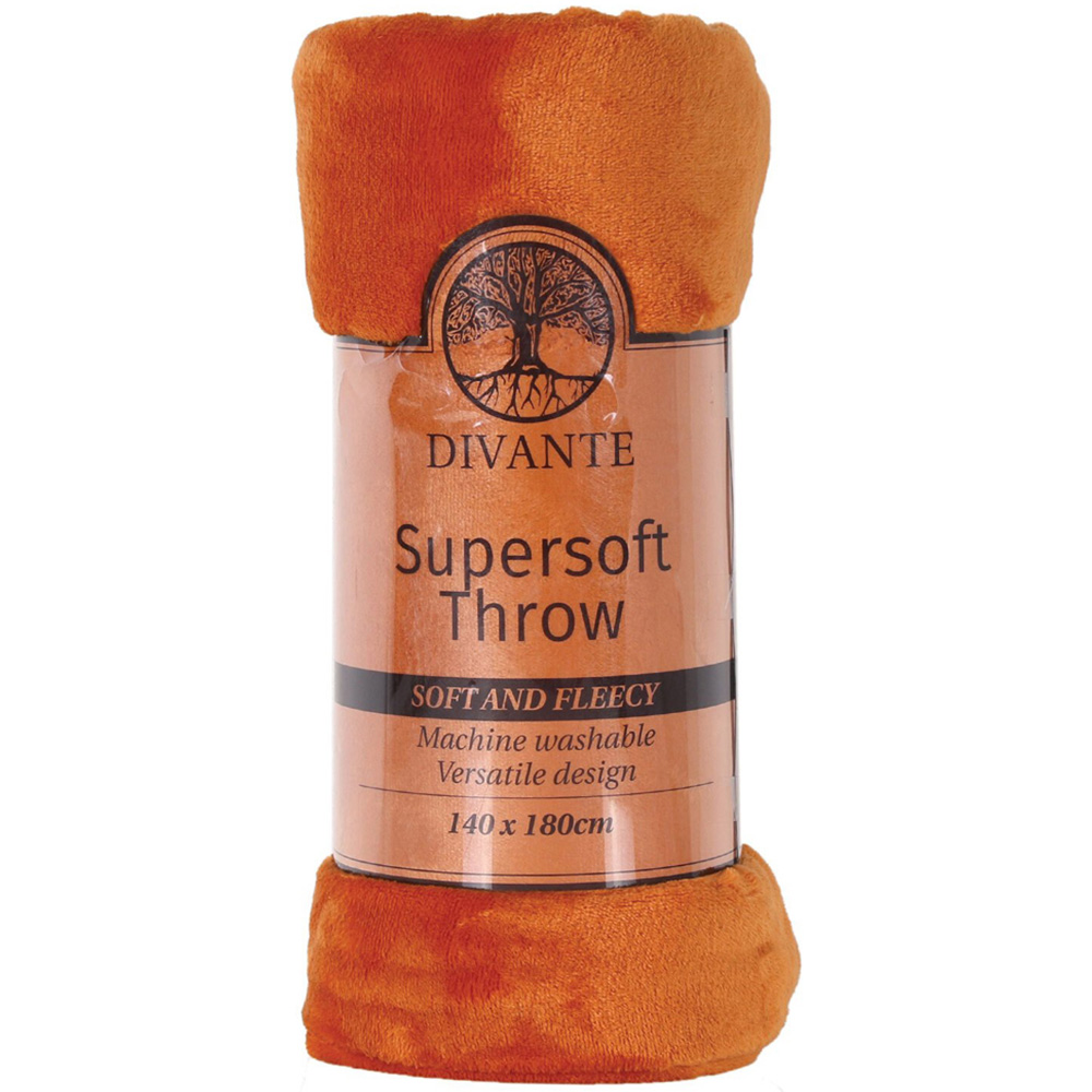 Divante Rust Supersoft Large Throw Image