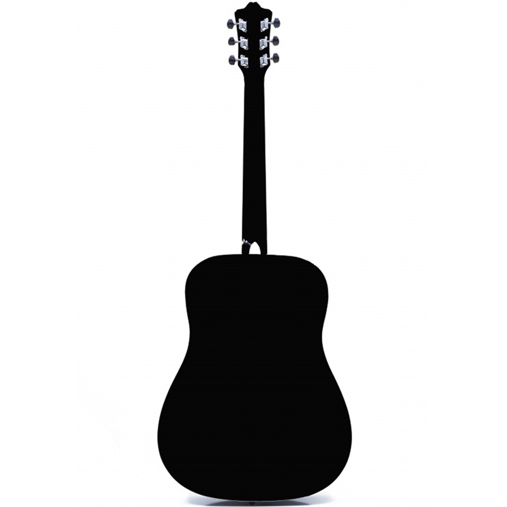 Rio 4/4 Size 41" Dreadnought Acoustic Guitar Package for Beginners - Black Image 3