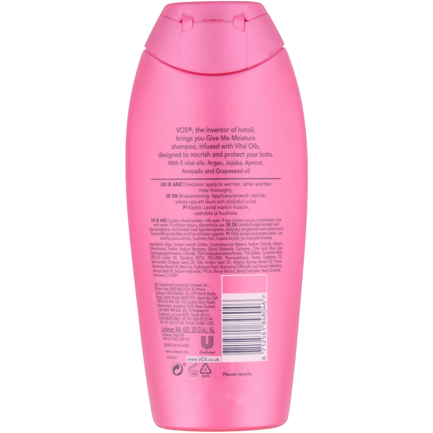 Vo5 Give Me Moisture Shampoo400ml Image 2