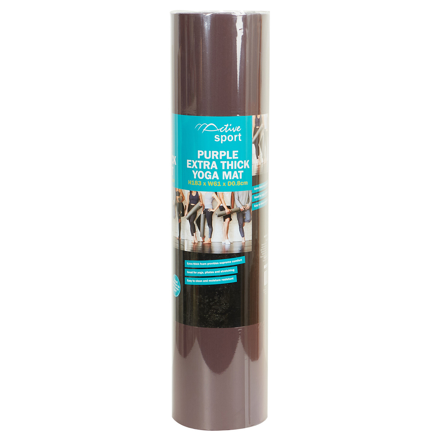 Extra Thick Yoga Mat - Purple Image 1