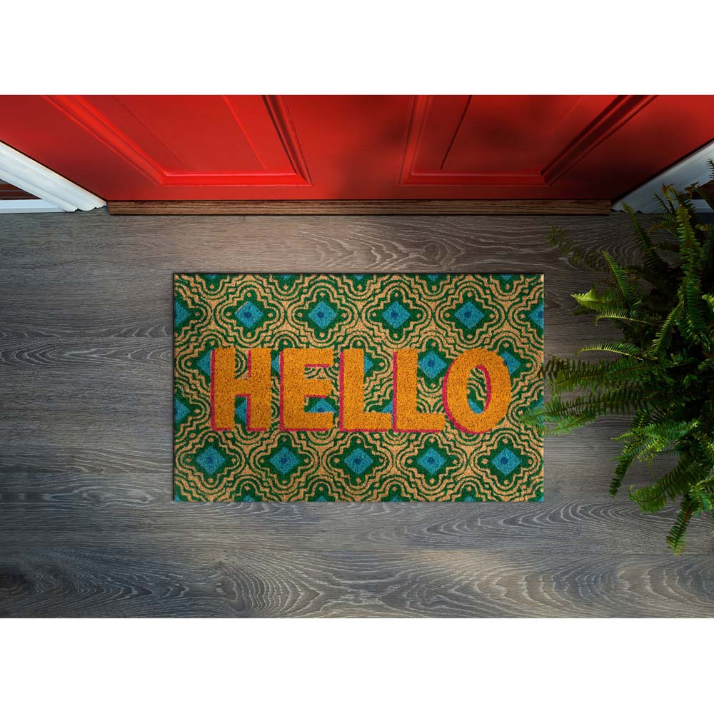 Astley Multicolour Coir Doormat 40 x 60cm Image 5