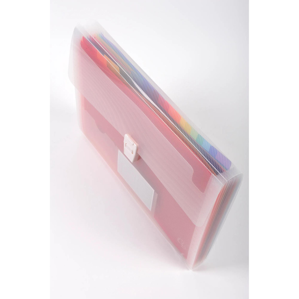 Exacompta Crystal 13 Pocket Expanding File 5 Pack Image 7