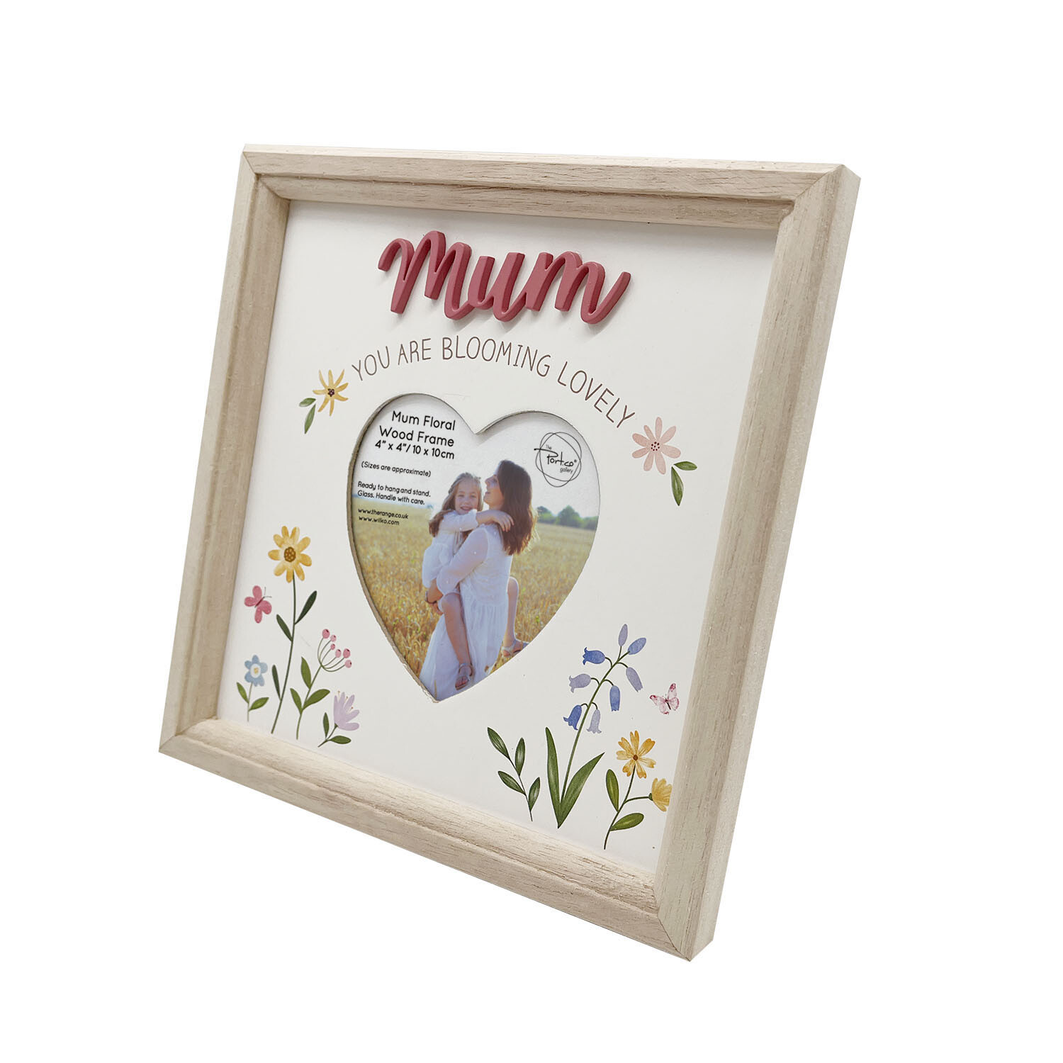 Mum Floral Stand and Hang Wood Frame Image 3