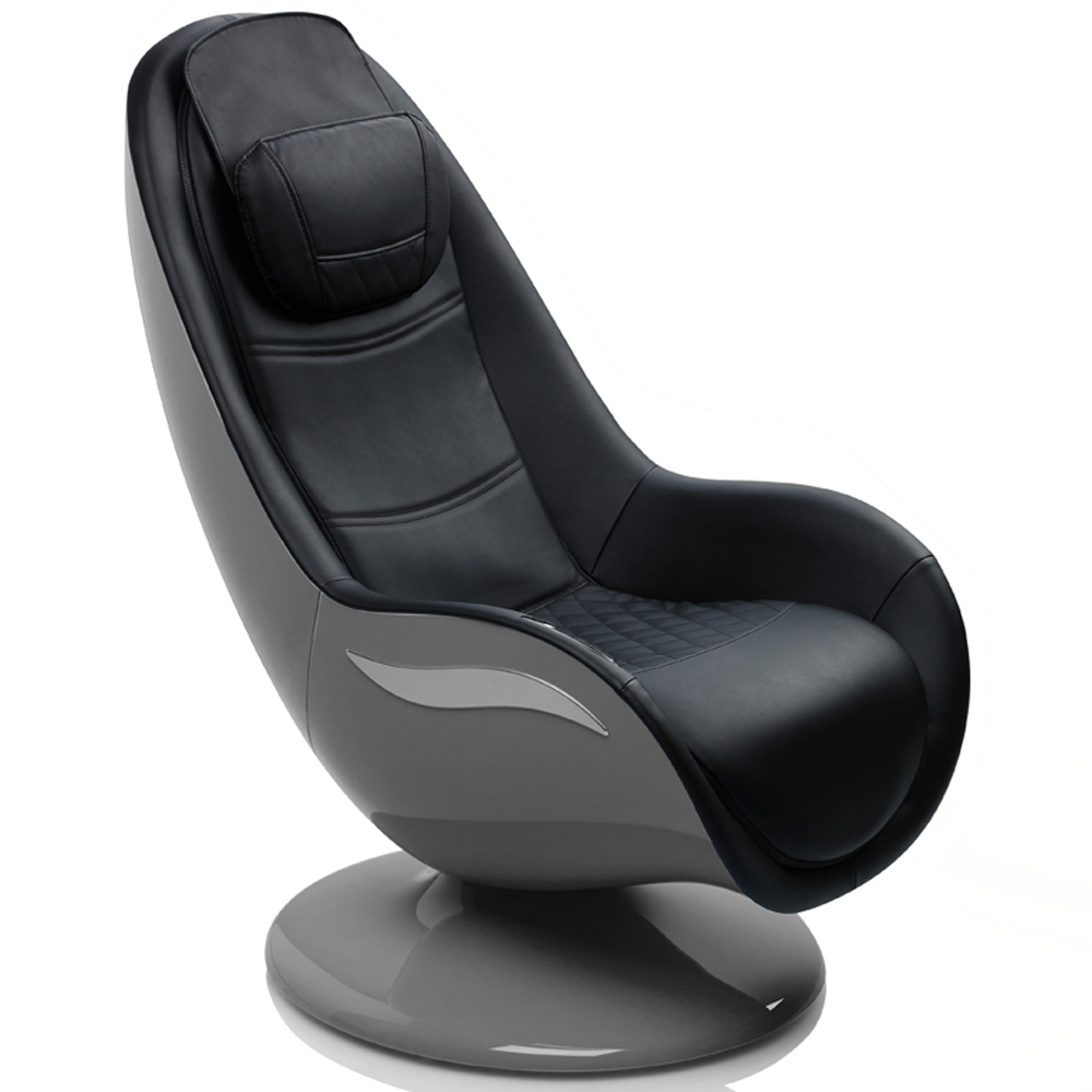 Medisana RS 670 Dark Grey Massage Lounge Chair with Footstool Image 2