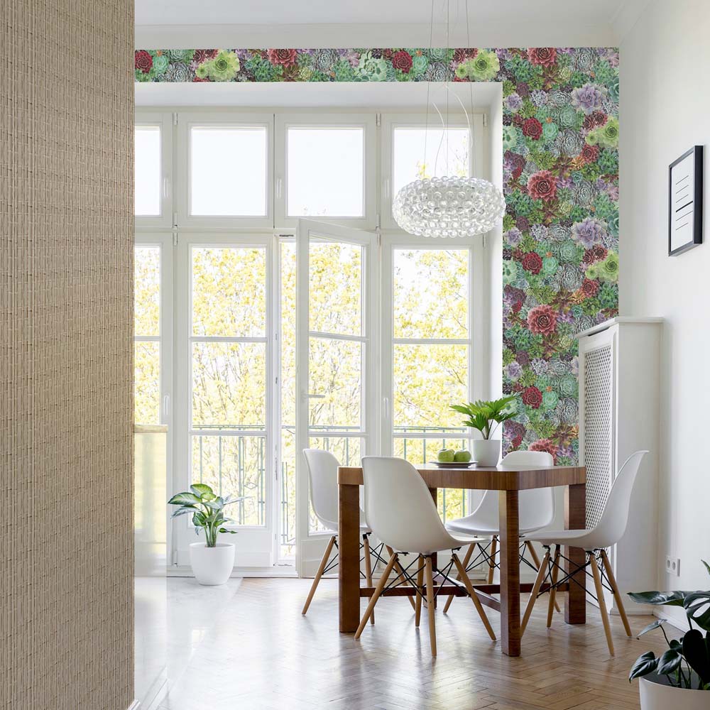Arthouse Living Wall Succulent Wallpaper Image 3