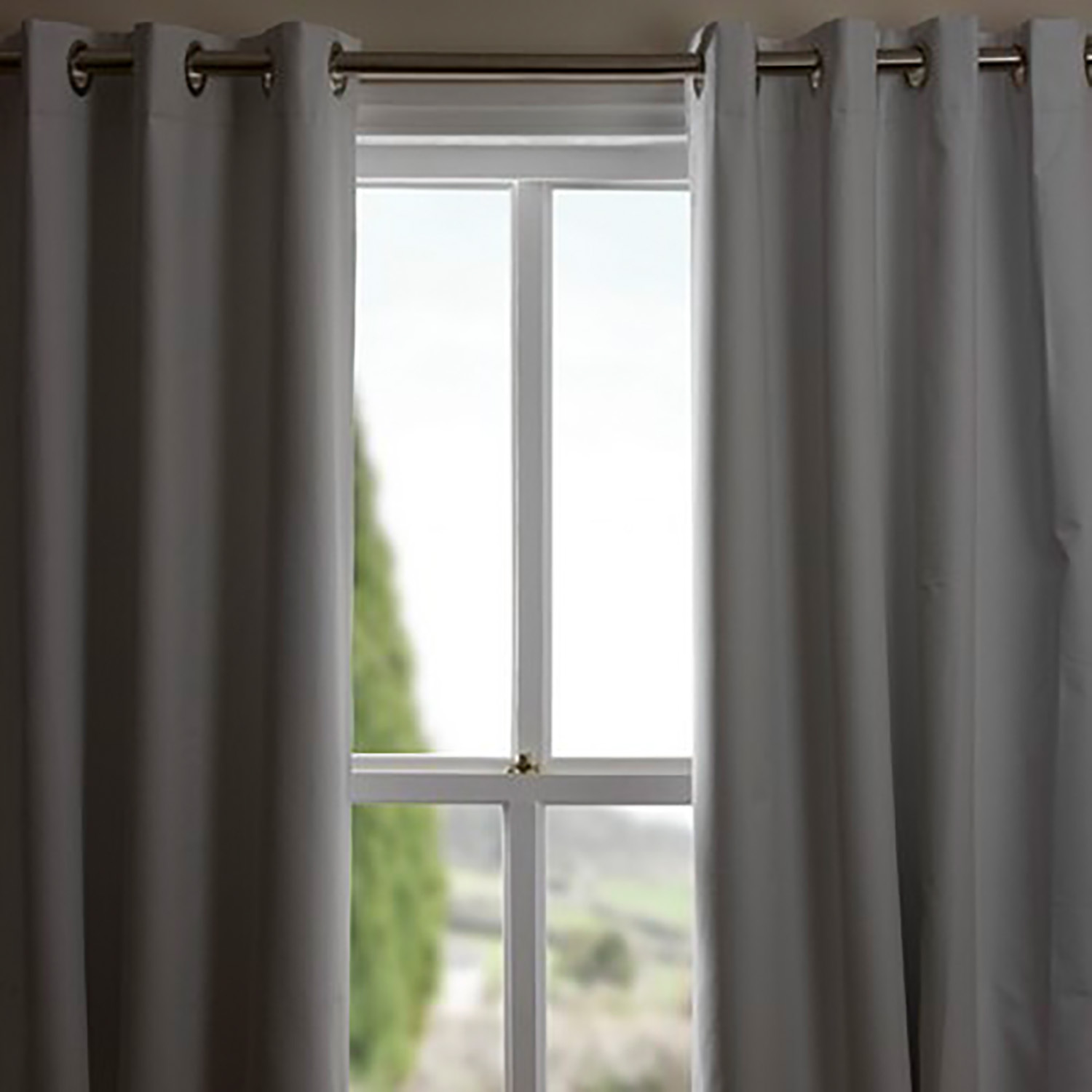 My Home Blackout Lining Eyelet Curtains 229 x 224cm Image