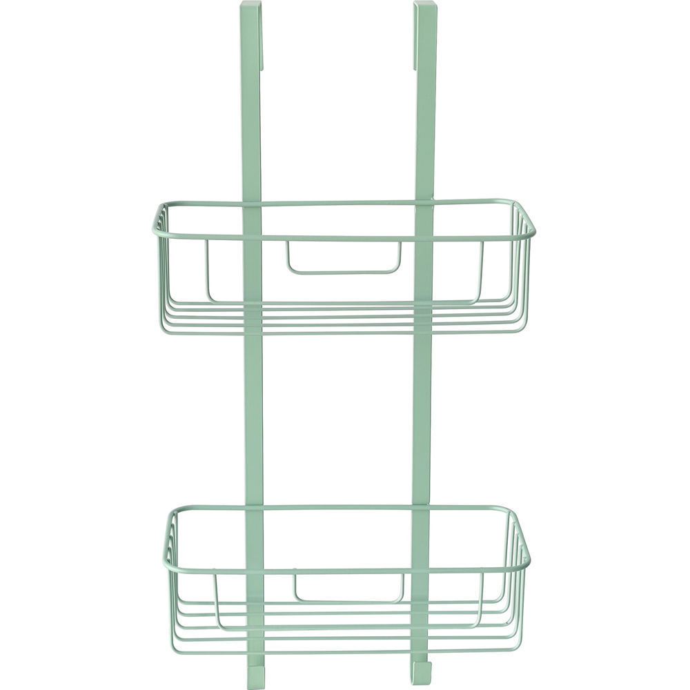 2 Tier Over the Door Caddy Sage Green Image 3