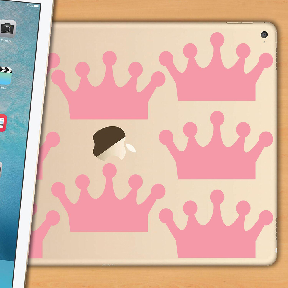 Walplus Pink Crowns Vinyl Wall Stickers Image 4