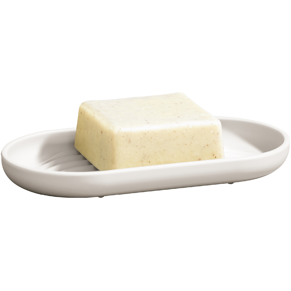 ReBorn Stone Effect Recycled Plastic Soap Dish Twin Pack Image 3