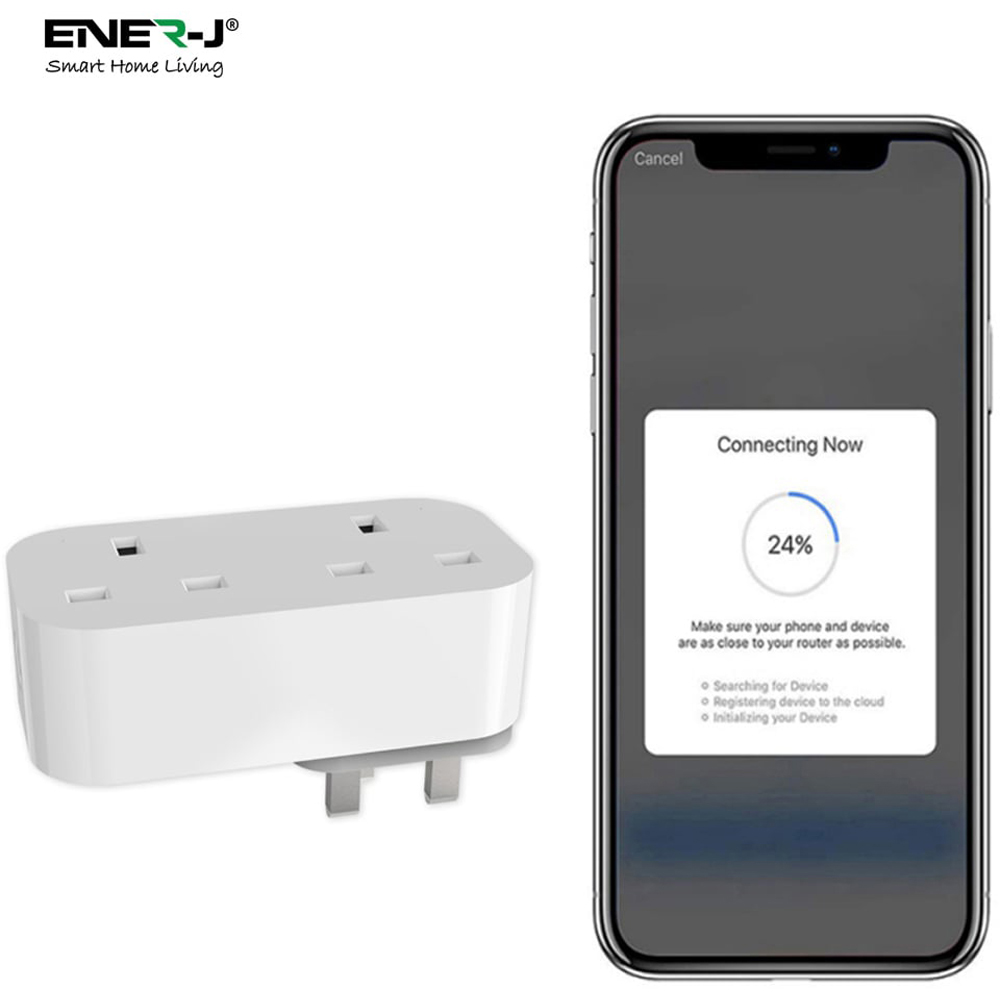 ENER-J Twin 13A Smart Plug with Energy Monitor Image 5