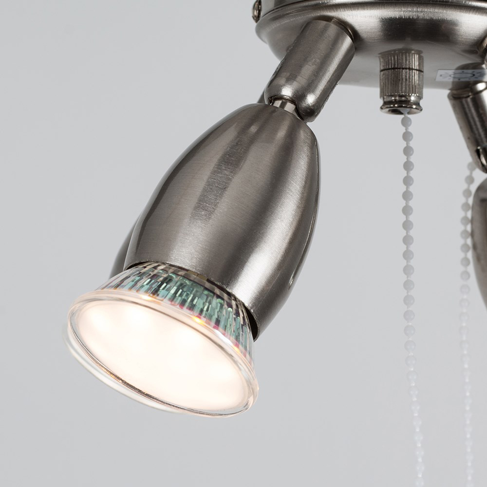 ValueLights Scimitar Ceiling Fan with Spotlights 42 inch Image 6