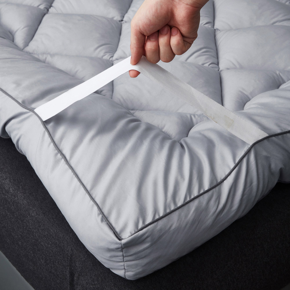 Ezysleep Double Shredded Memory Foam Mattress Topper 2 inch Image 4