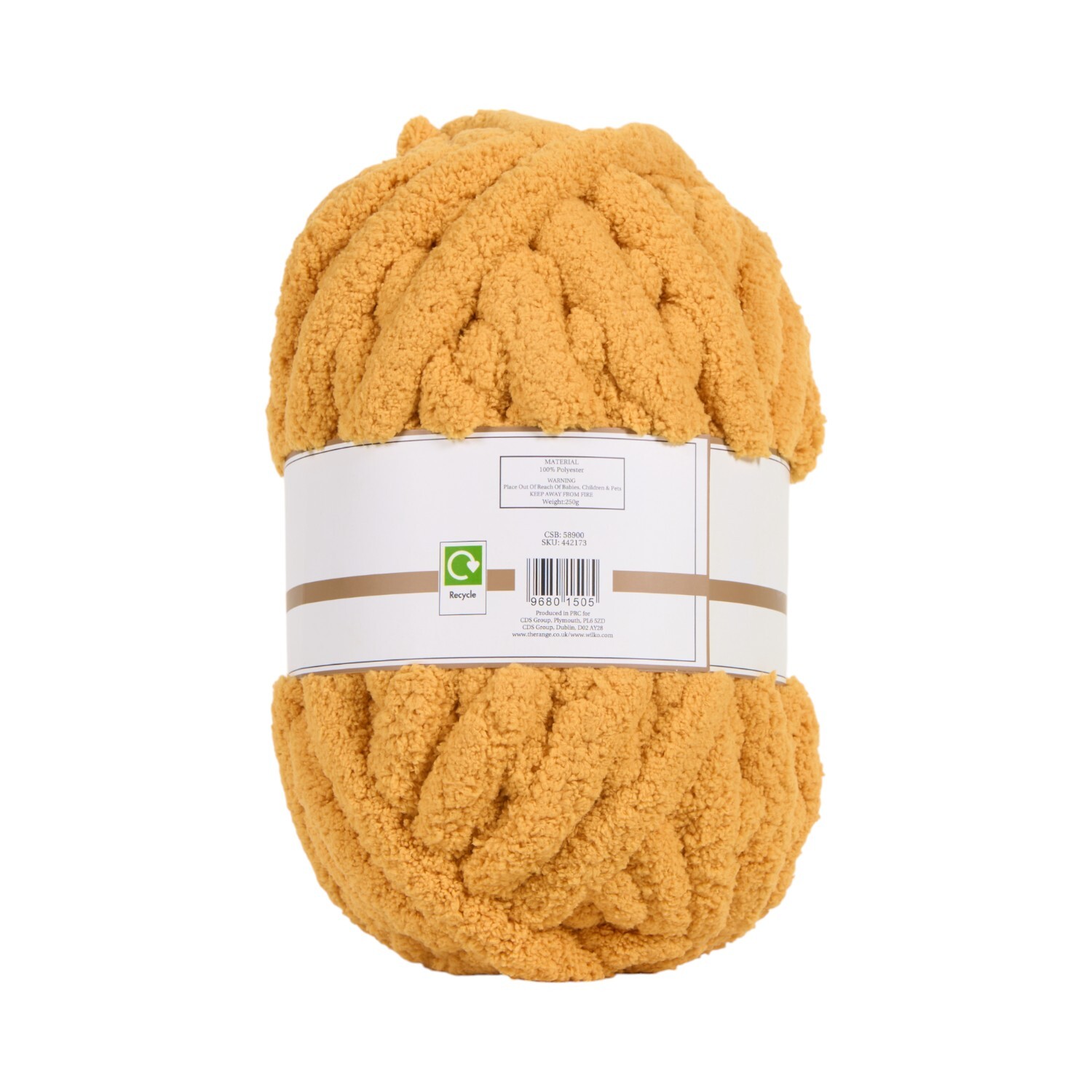 Jumbo Soft Touch Yarn Mustard Image 2