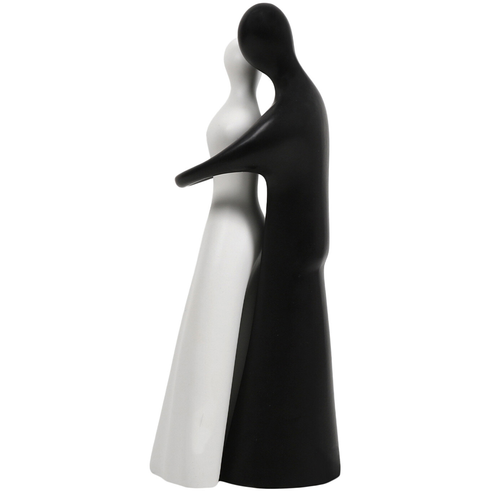 Black and White Couple Ornament Image 2