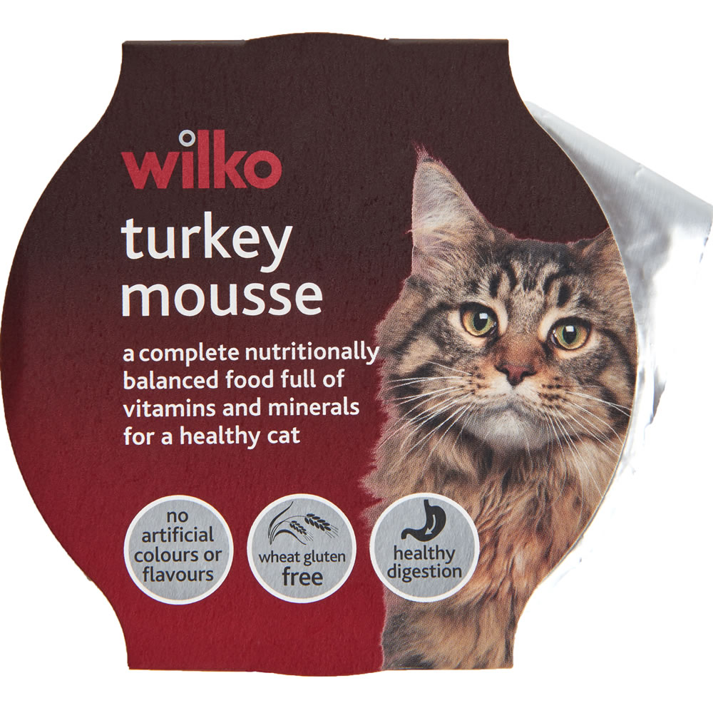 Wilko Best Turkey Mousse Cat Food 100g Image 1