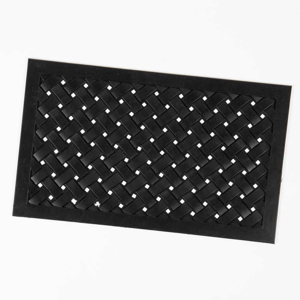 Esselle Home Reddish Black Rubber Doormat 45 x 75cm Image 3