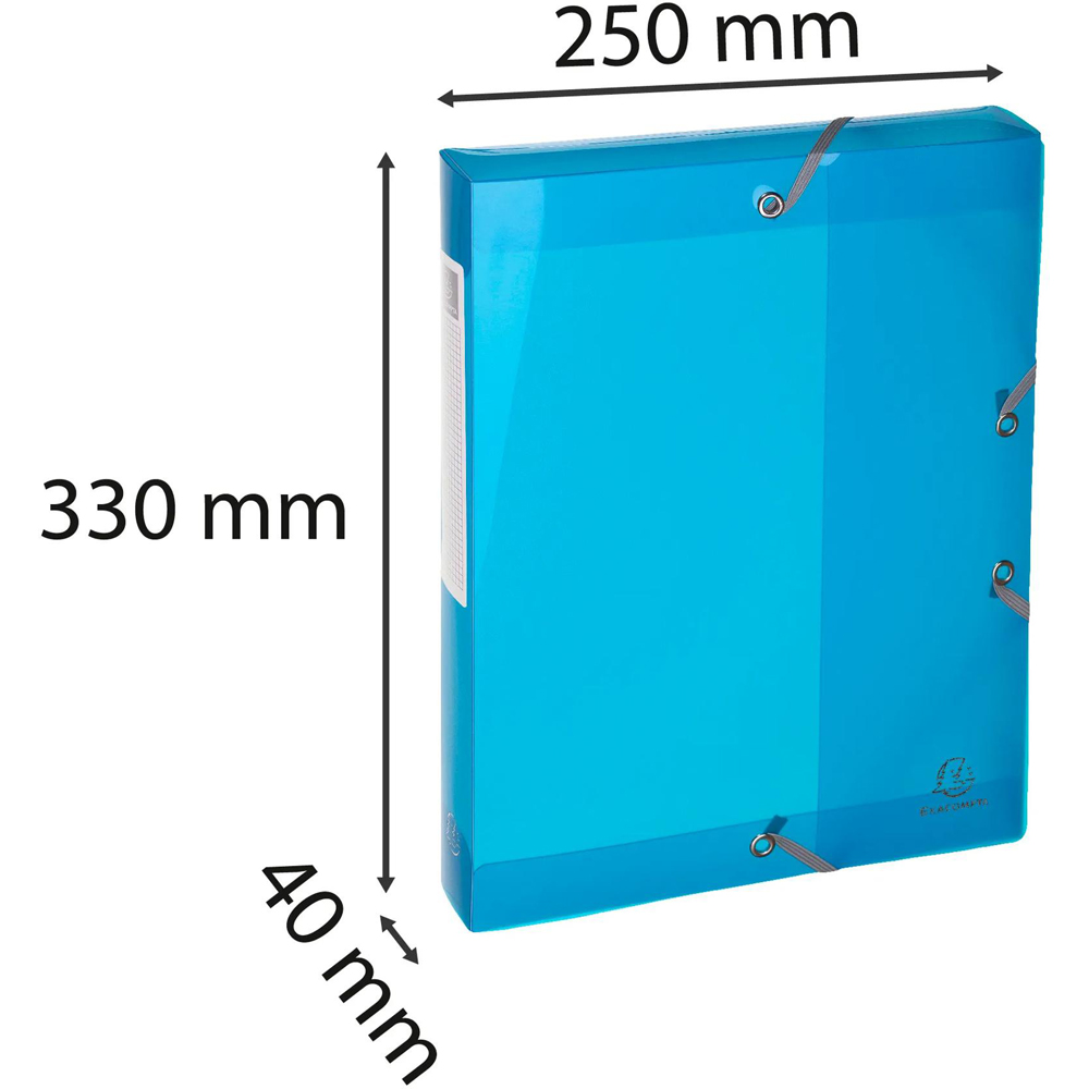 Exacompta Iderama A4 Multicolour PP Box File 4 Pack Image 9