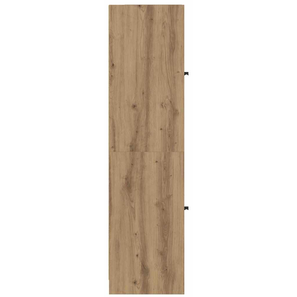 vidaXL 2 Door Artisan Oak Tall Slim Highboard Image 6