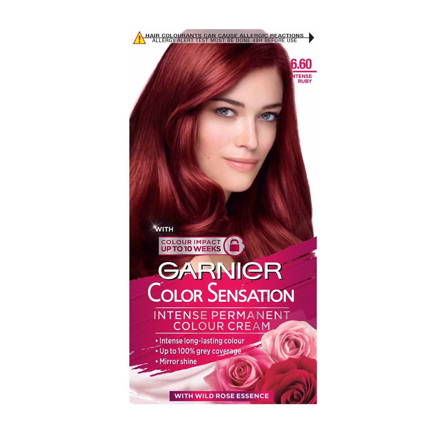 Garnier Colour Sensation Permanent Colour Cream - 6.60 Intense Ruby Image 1