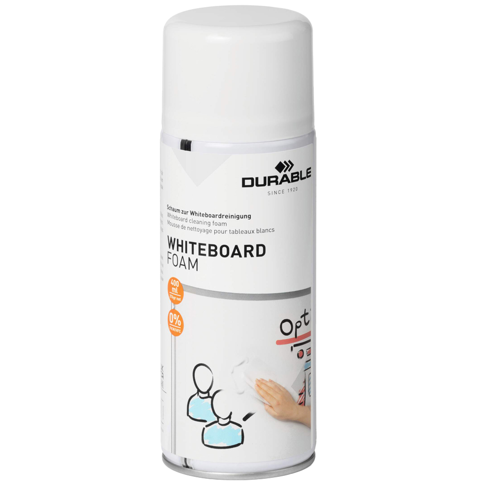Durable Streak-Free Whiteboard Cleaner and Restorer Spray Foam 400ml Image 1