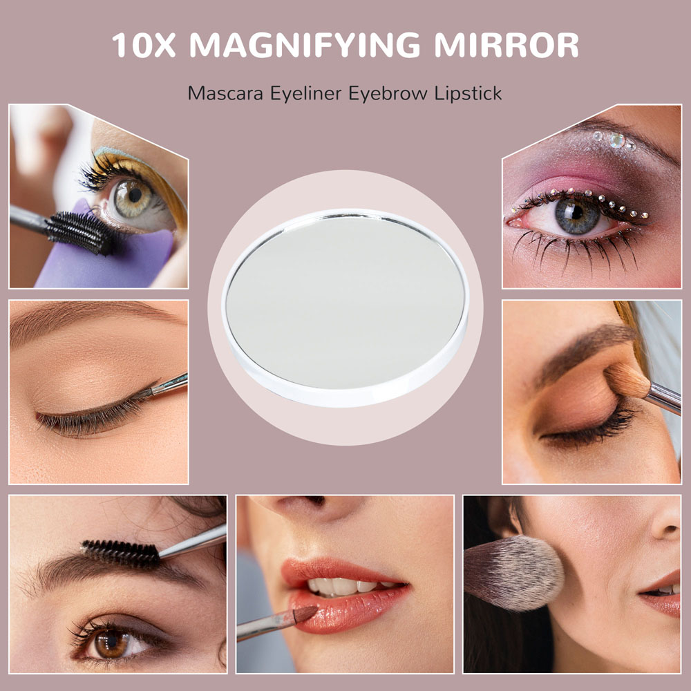 HOMCOM White LED Hollywood Vanity Mirror with 10X Magnification and USB Port 80 x 62cm Image 7