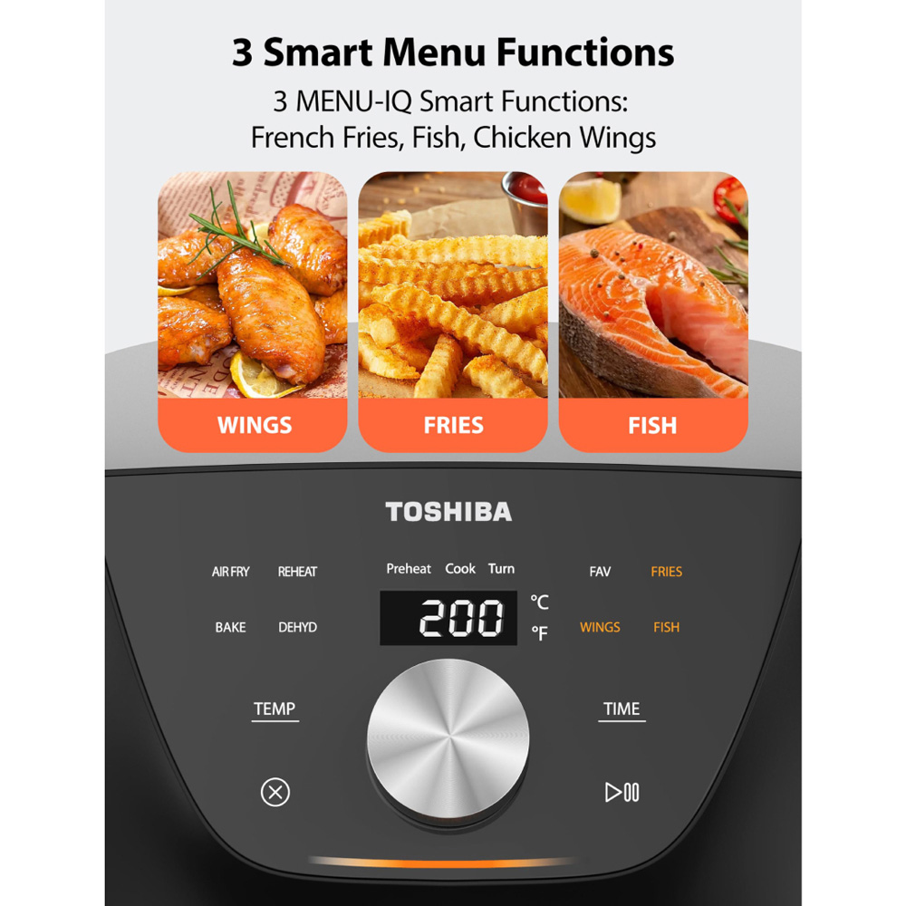 Living and Home Toshiba Air Fryer 5.2L Image 7