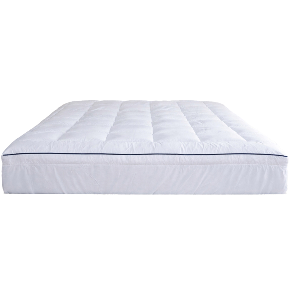 MHG Living King Size Binded Hollowfibre Mattress Topper Image 1