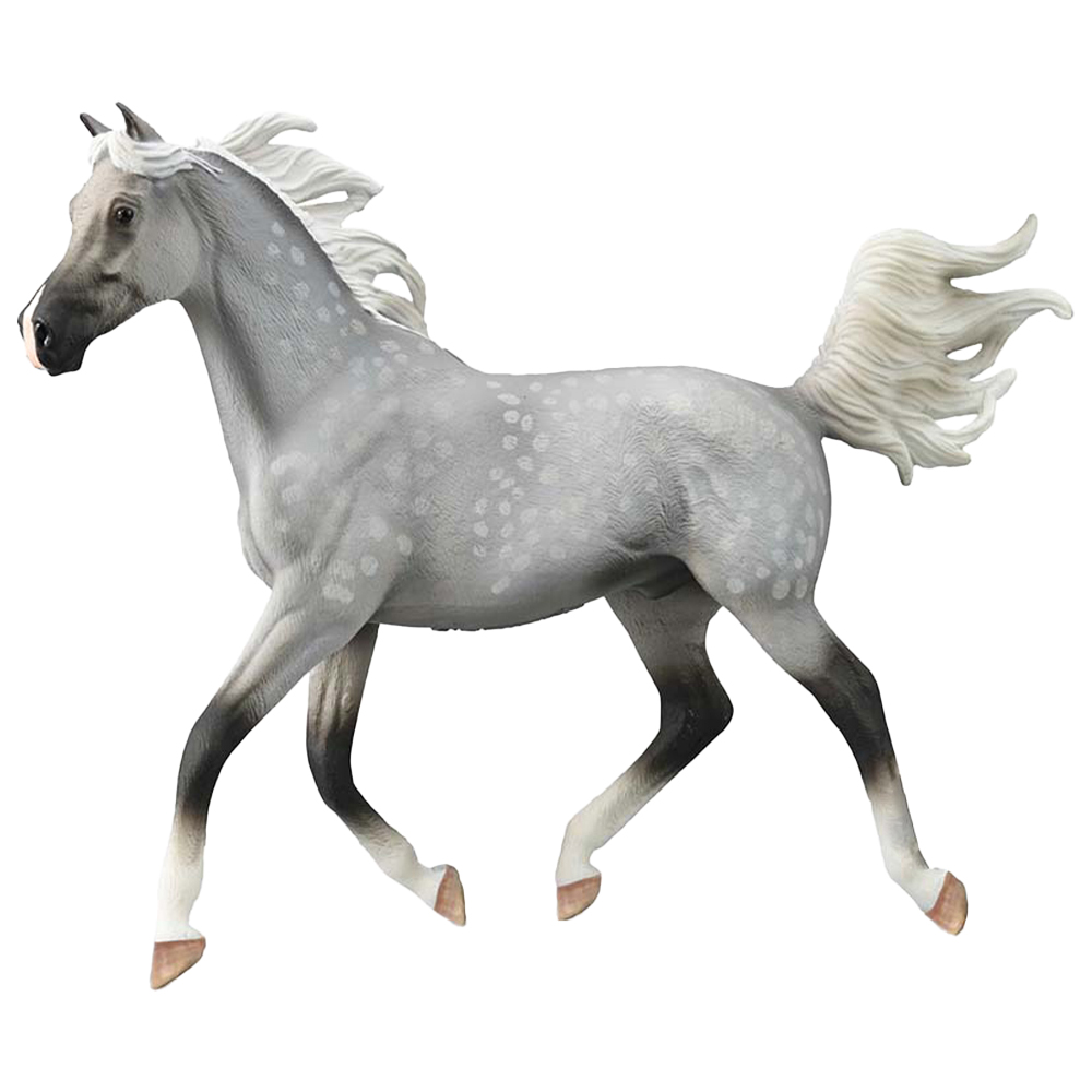 CollectA Half Arabian Stallion Dappled Horse Grey Image
