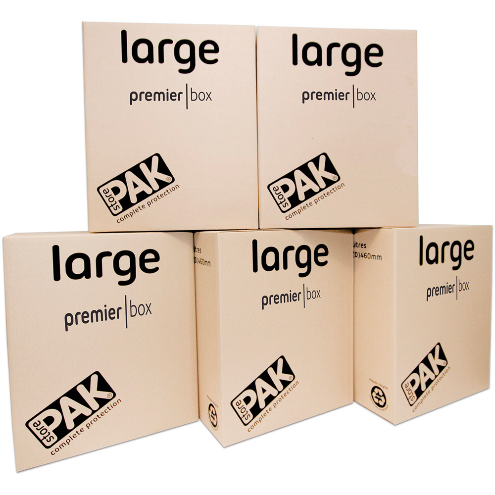 StorePAK Heavy Duty Storage Box Large 5 Pack Image