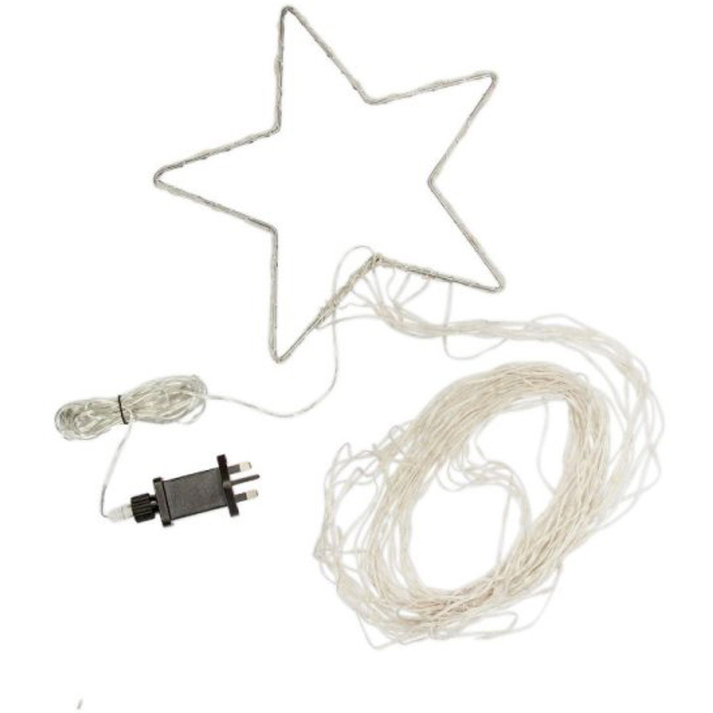 Samuel Alexander Cool White LED Shooting Christmas Star Light 3m Image 3