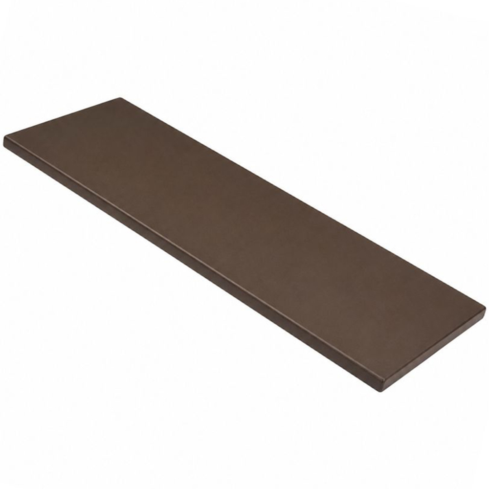 Glendale 2 Seater Chocolate Bench Cushion 116 x 46cm Image