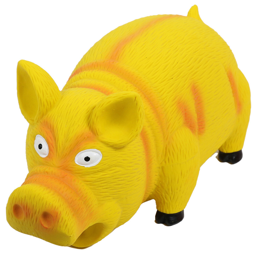 Single Honking Latex Pig Dog Character Toy in Assorted styles Image 3