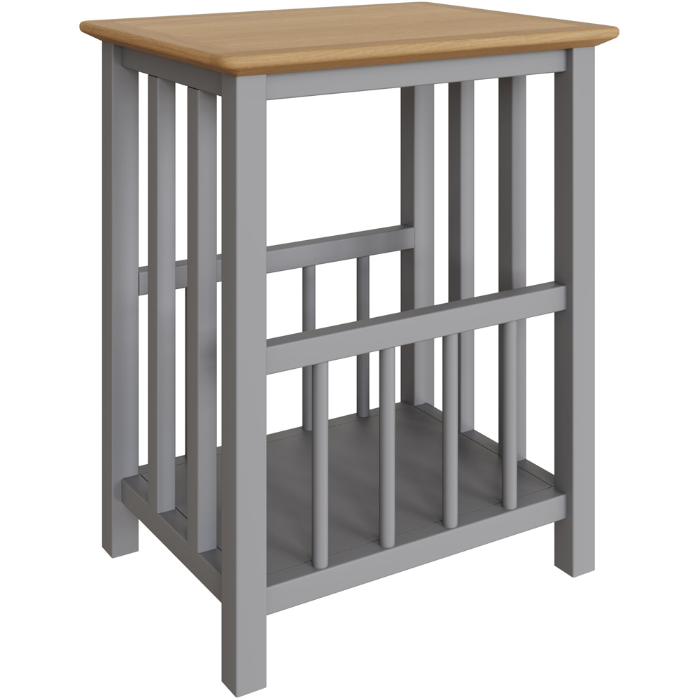 FWStyle Taberno Dove Grey Magazine Table Image 2