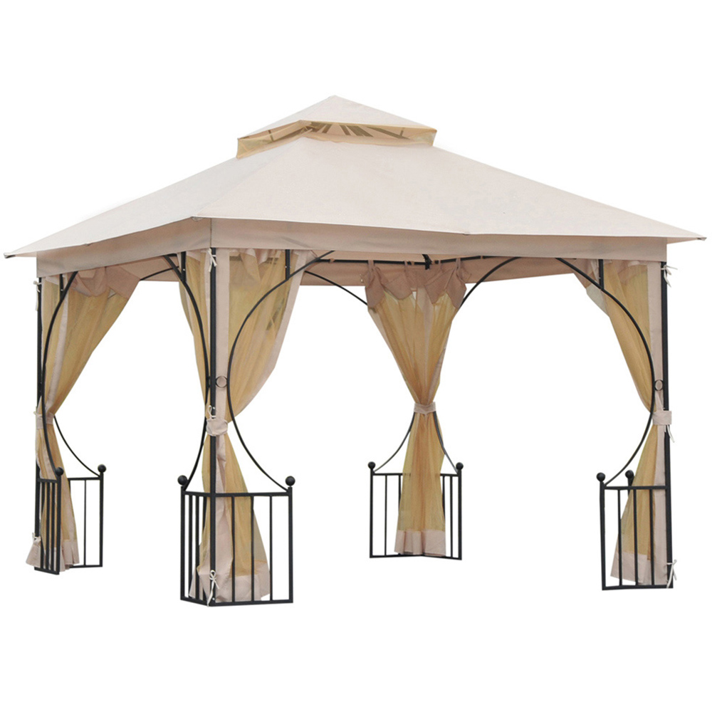 Outsunny 3 x 3m Sun Patio Pavilion Gazebo Image 2