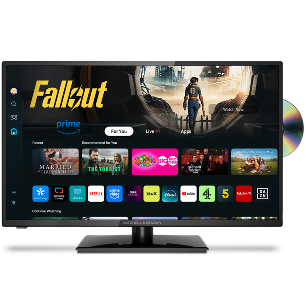 Mitchell & Brown JB-32DVD1811TZ HD Ready Tizen Smart TV with Built-in DVD Player 32 inch Image 3